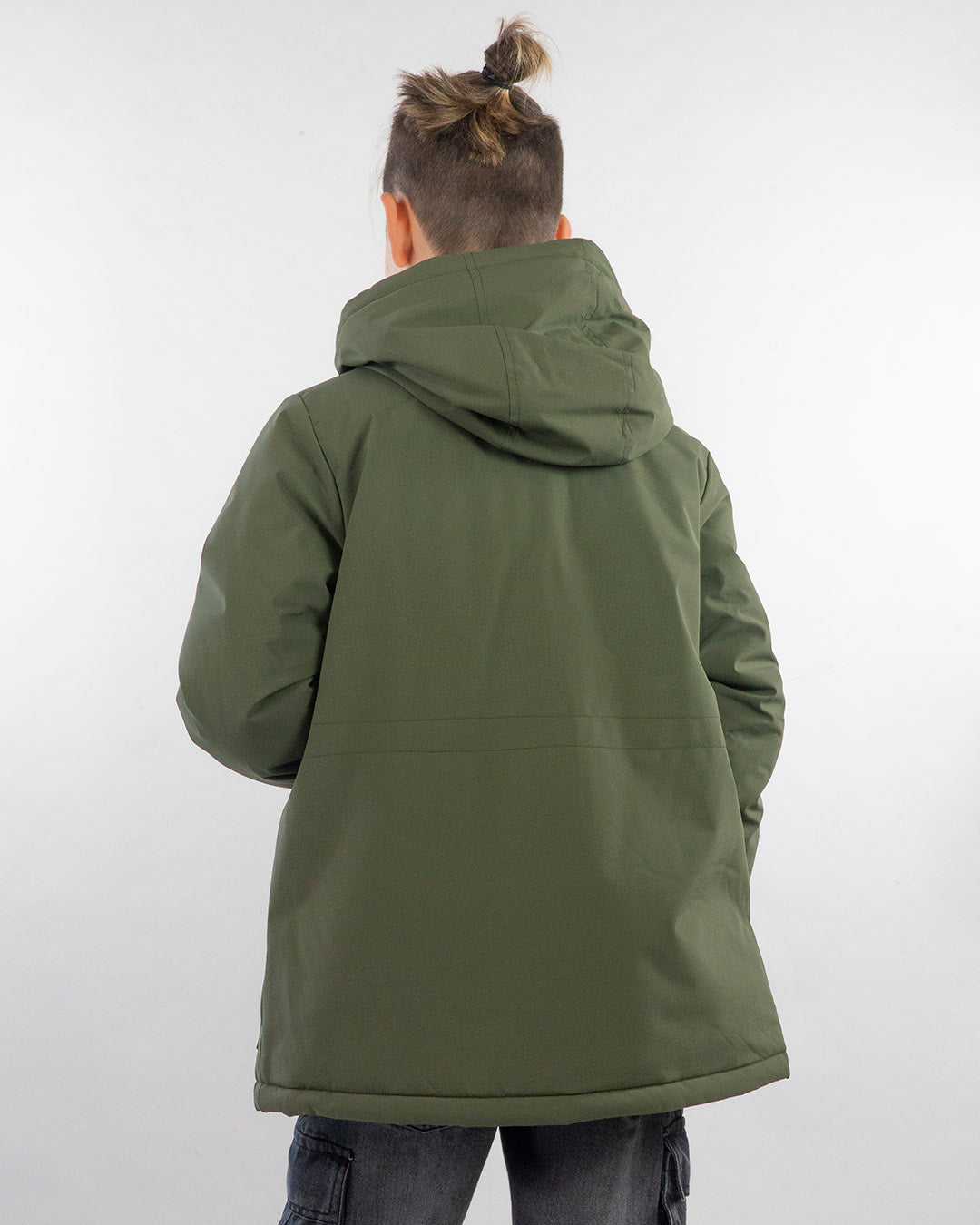 Giaccone lungo imbottito con cappuccio I DO