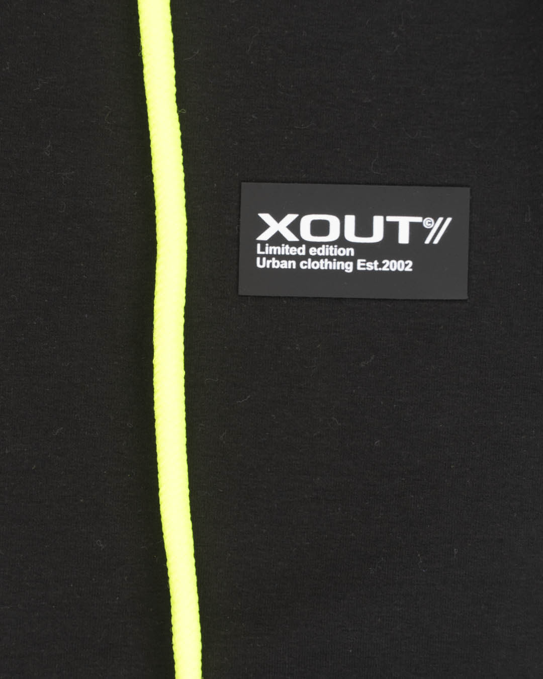 Felpa chiusa stampa orso NEVER GIVE UP