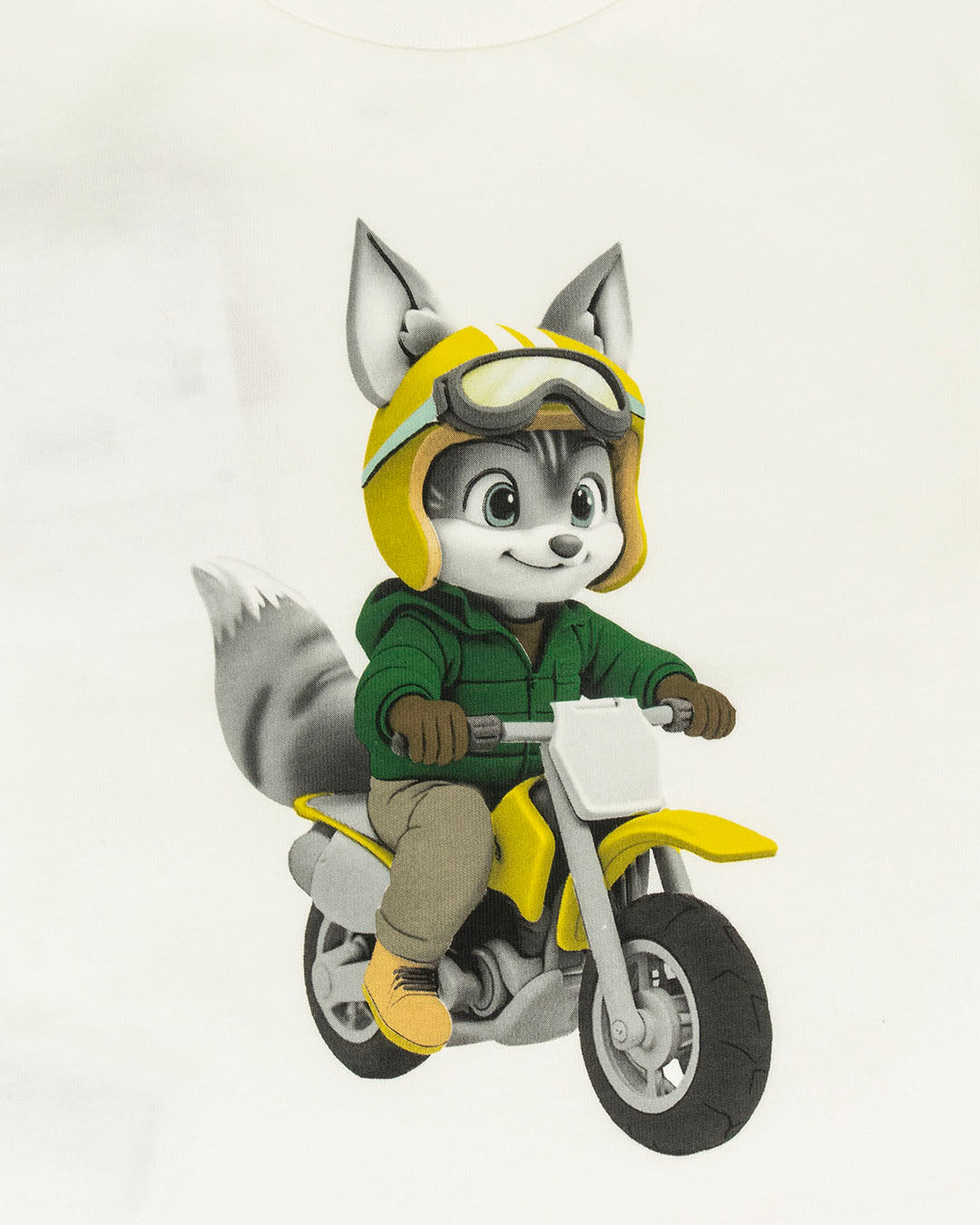 T-shirt con volpe motociclista MAYORAL