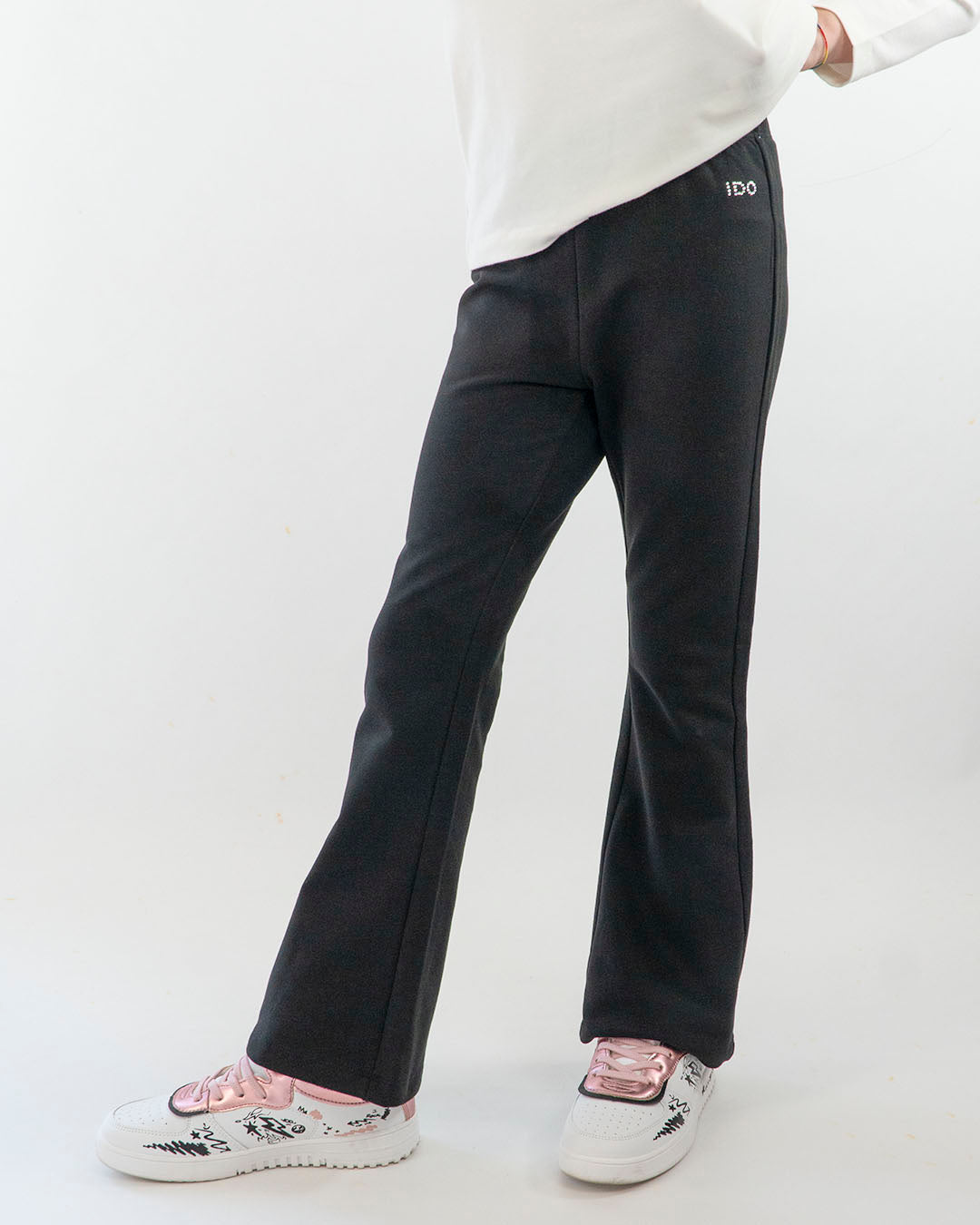 Pantaloni felpati a zampa I DO