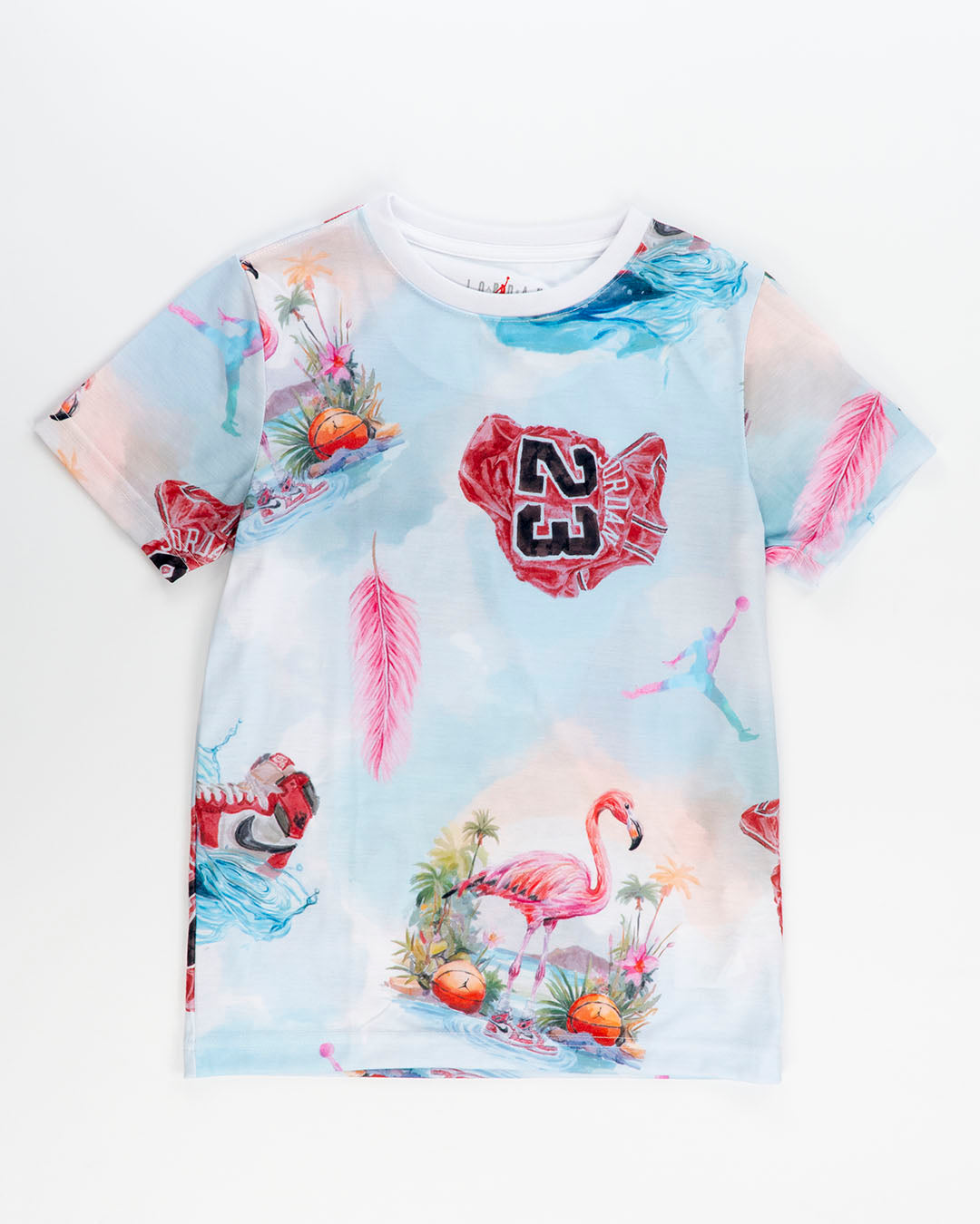 T-shirt con fantasia e sfumature JORDAN