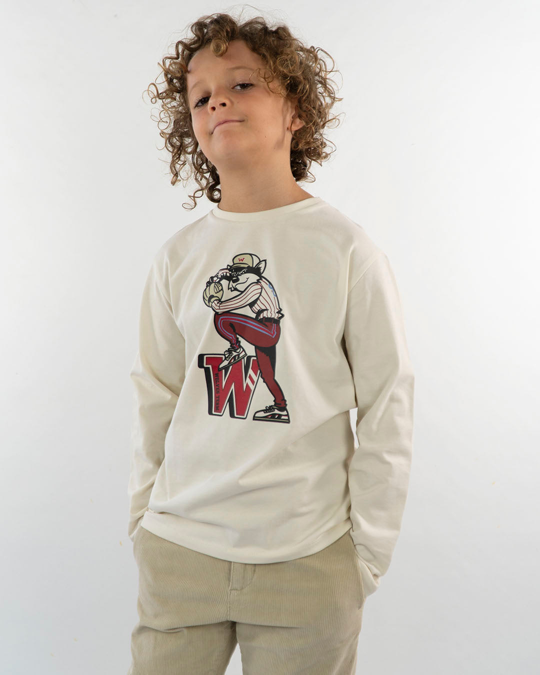 T-shirt manica lunga con giocatore MAYORAL