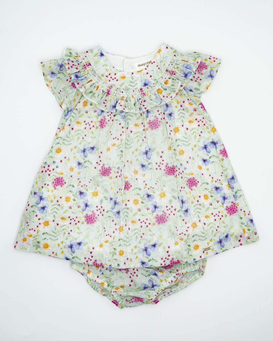 Abito con voillant e culotte