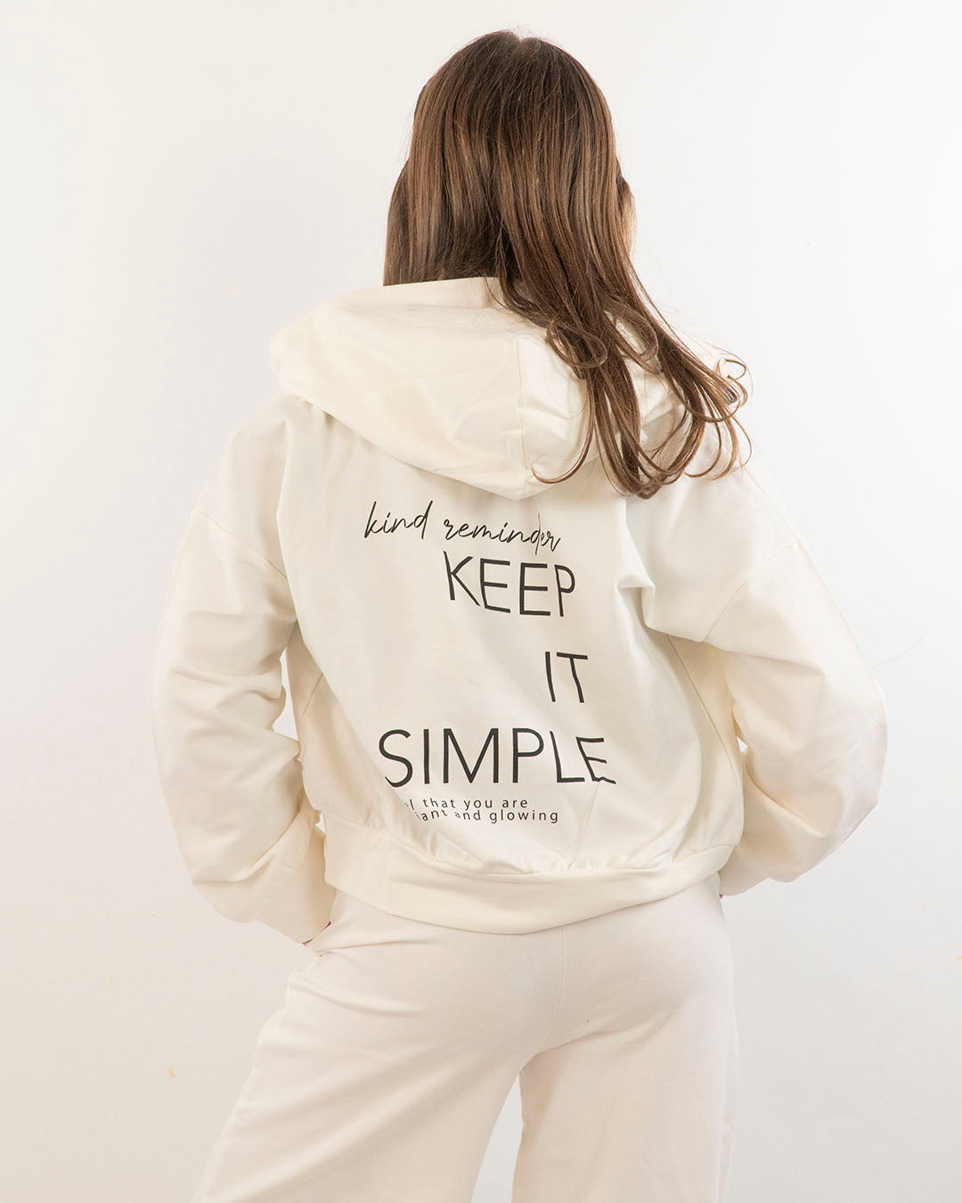 Tuta 2 pz. con cappuccio e pantalone largo I DO