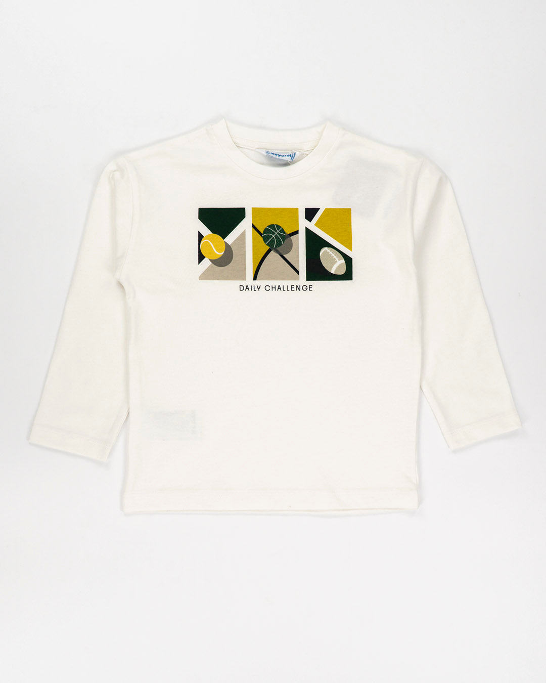 T-shirt manica lunga con palloni MAYORAL
