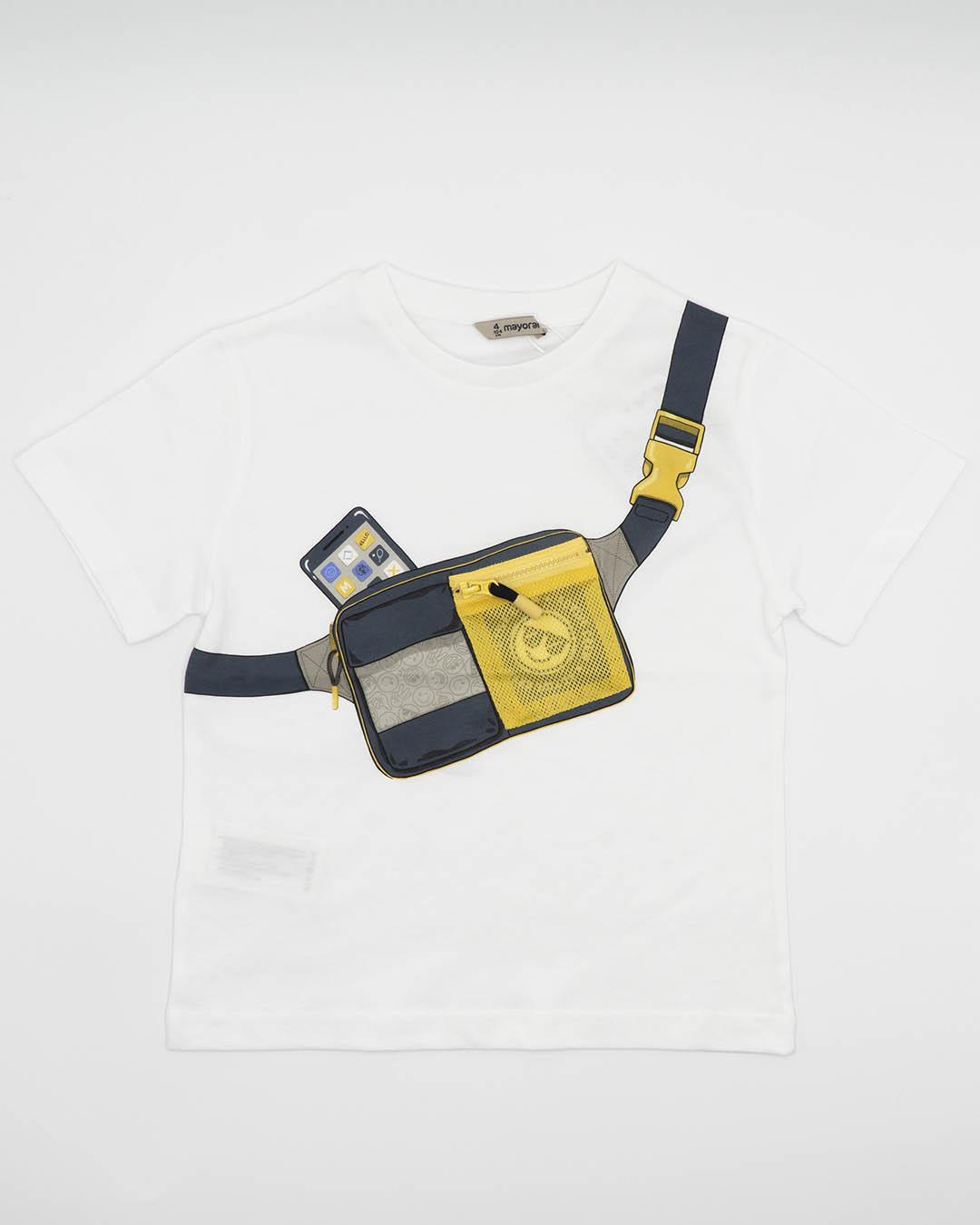 T-shirt manica corta con zip