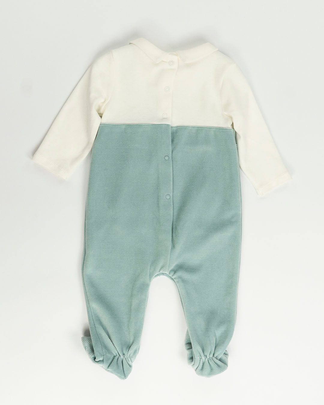 Tutina finta saloppette in velluto rigato MAYORAL