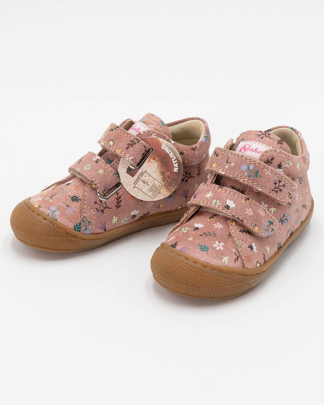 Scarpe primipassi con stampa a fiorellini