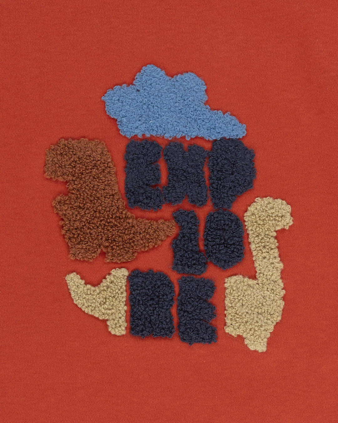 T-shirt manica lunga con dinosauri ricciolini I DO