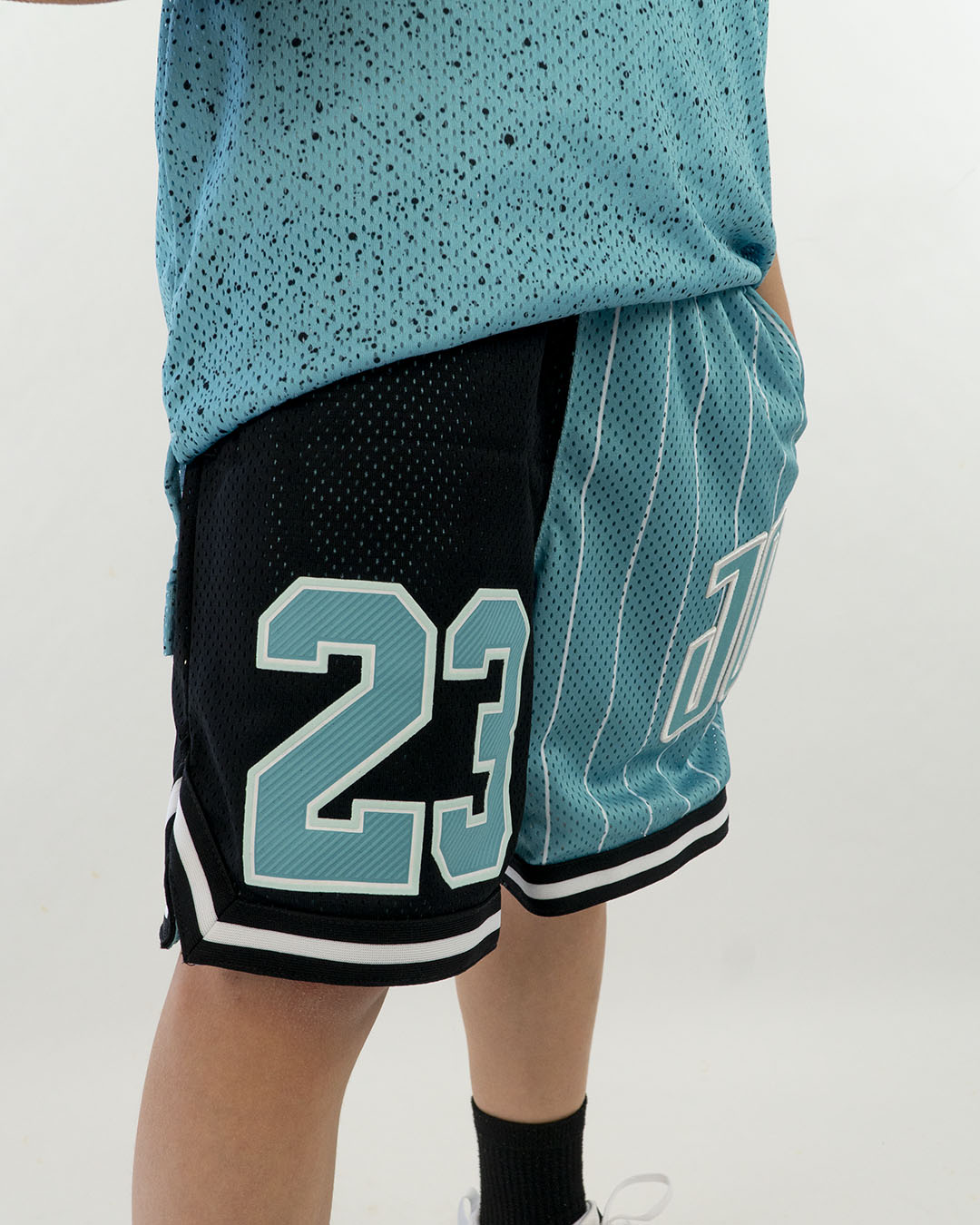 Pantaloncino tipo basket bicolor JORDAN