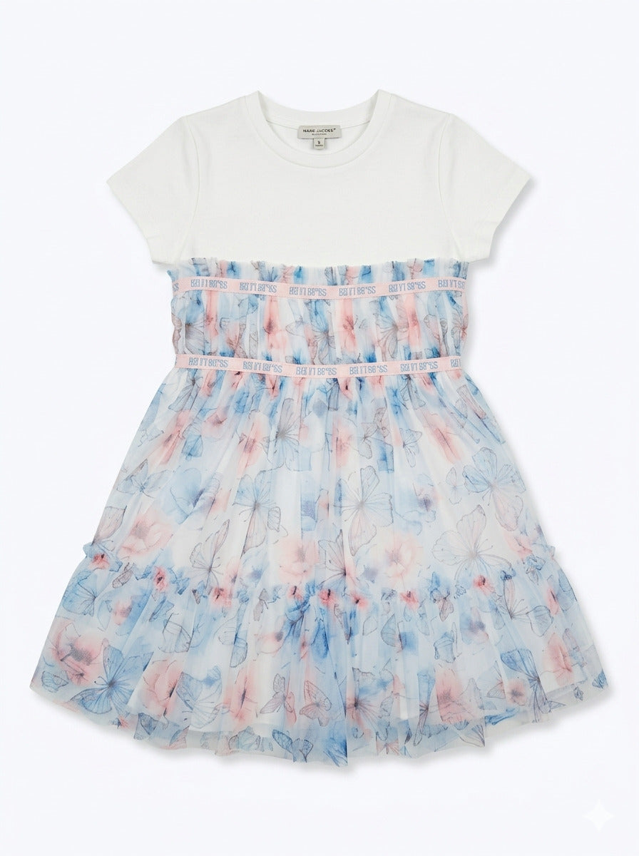 Abito con tulle a farfalle art.J6RK17-P739 GUESS