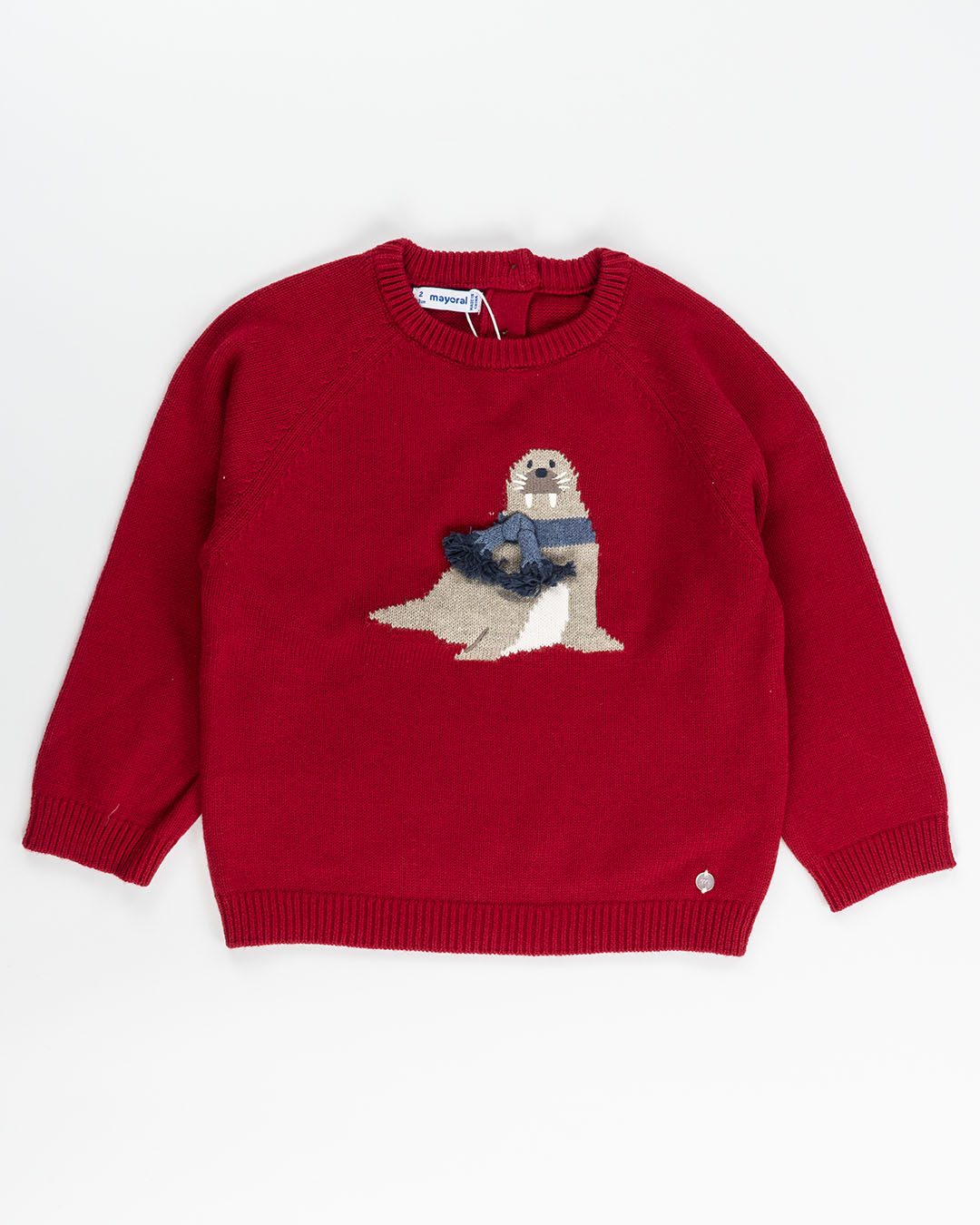 Maglione in misto lana con tricheco MAYORAL