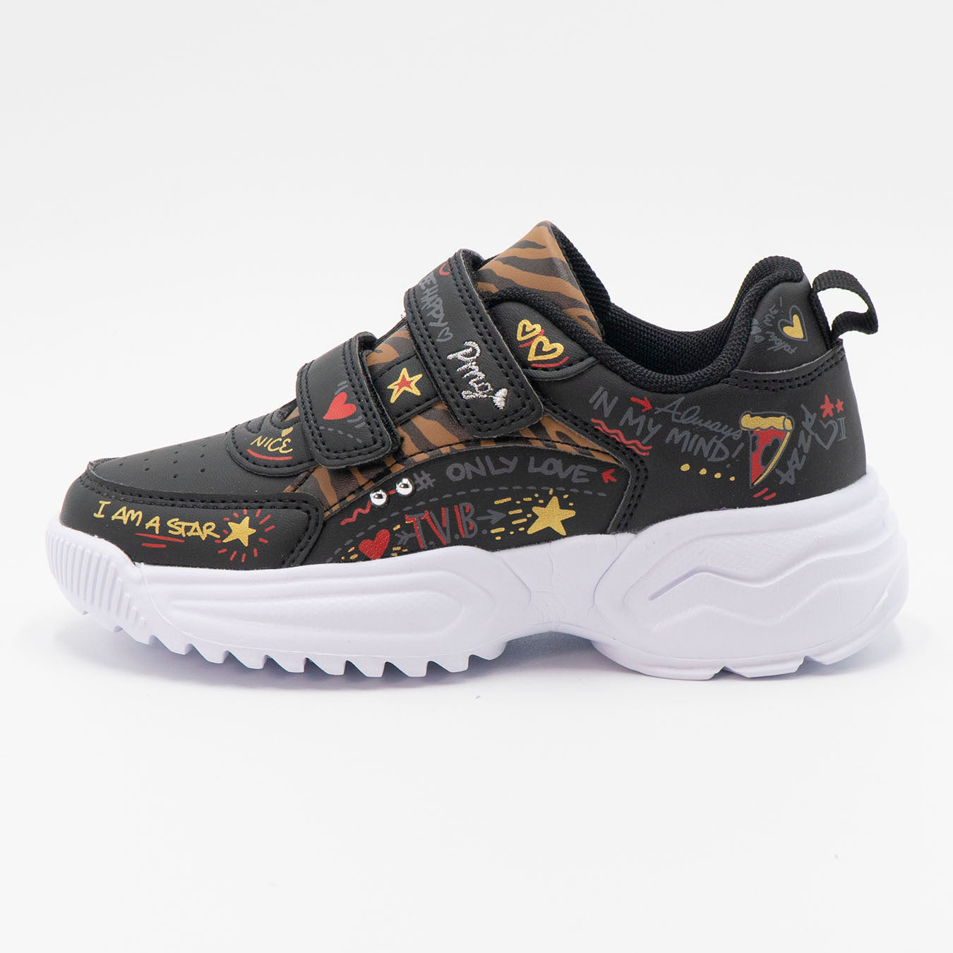 Scarpe in ecopelle con scritte e strappi PRIMIGI