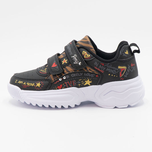 Scarpe in ecopelle con scritte e strappi PRIMIGI