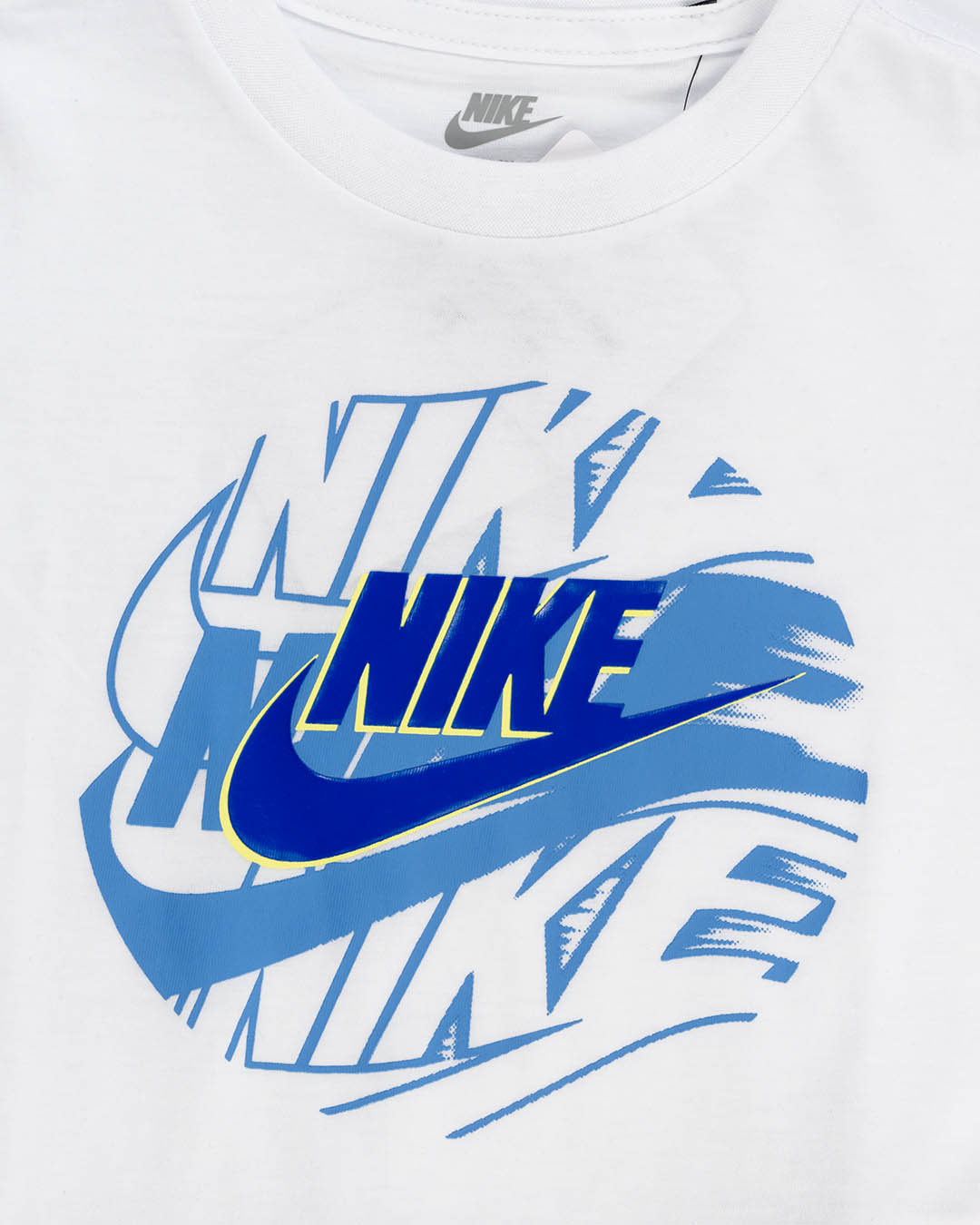 Completo 2 pezzi con scritta azzurra NIKE