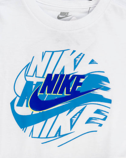 Completo 2 pezzi con scritta azzurra NIKE