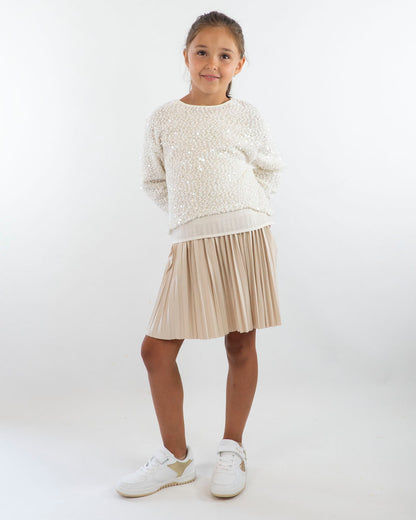 Abito 2 pz. con camicia in pailettes MAYORAL