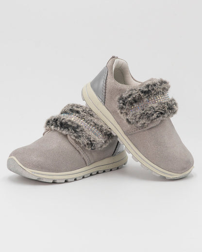 Scarpe in pelle con strappo in pelo PRIMIGI