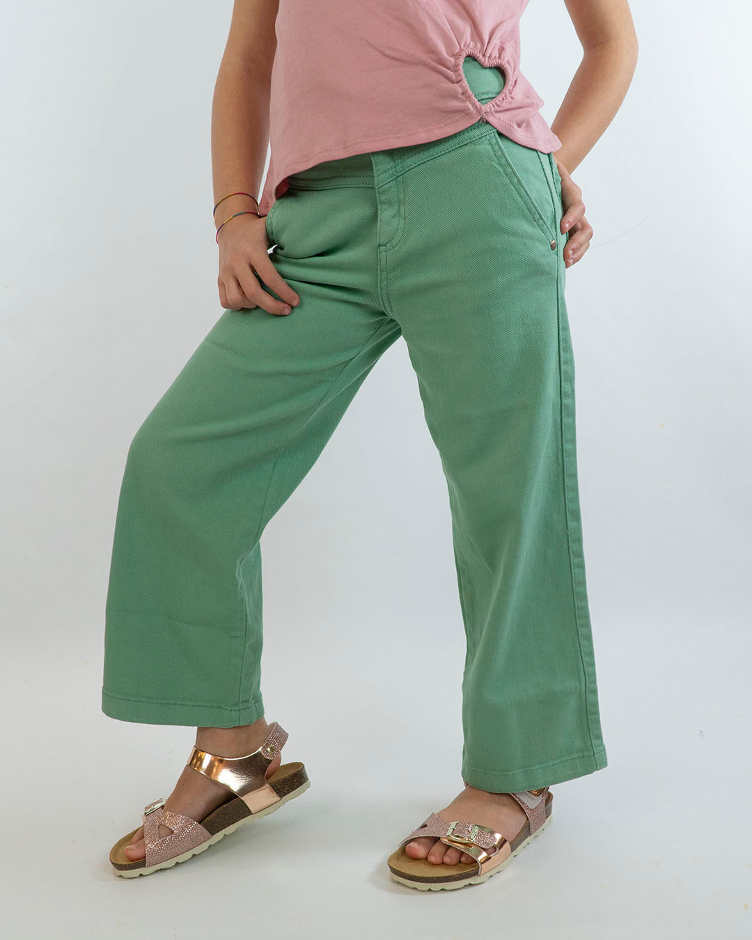 Pantaloni elasticizzati a gamba larga MAYORAL