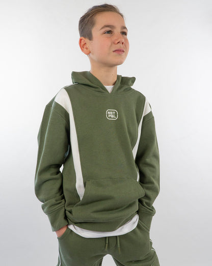 Tuta bicolor felpata con pantaloni cargo I DO