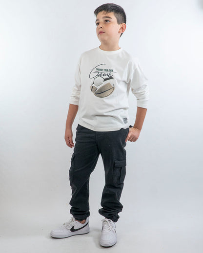 T-shirt manica lunga con palloni MAYORAL
