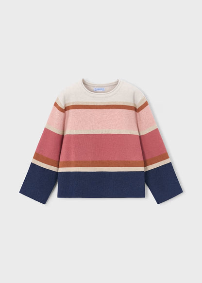 Maglione a righe con lurex art.4.317-041 MAYORAL
