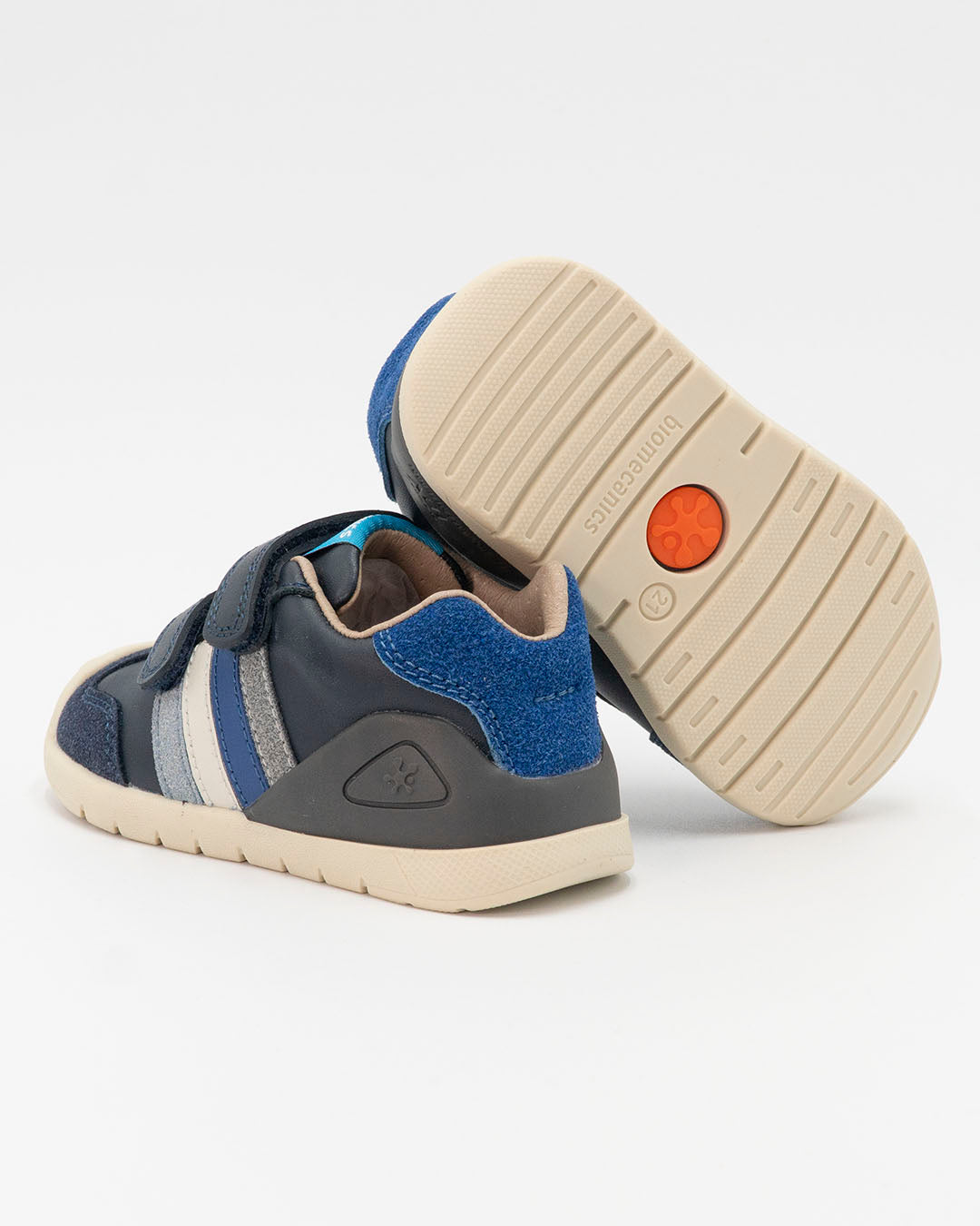 Scarpe primipassi con righine colorate BIOMECANICS