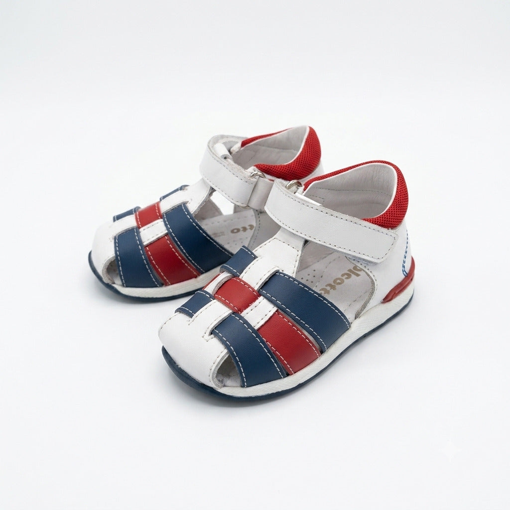Sandalo in pelle con tallone chiuso FALCOTTO