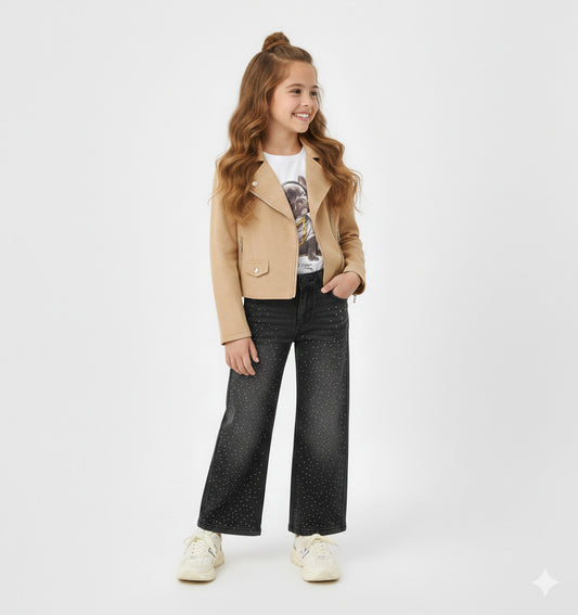 Giubbino effetto scamosciato art.4G764-0937 I DO