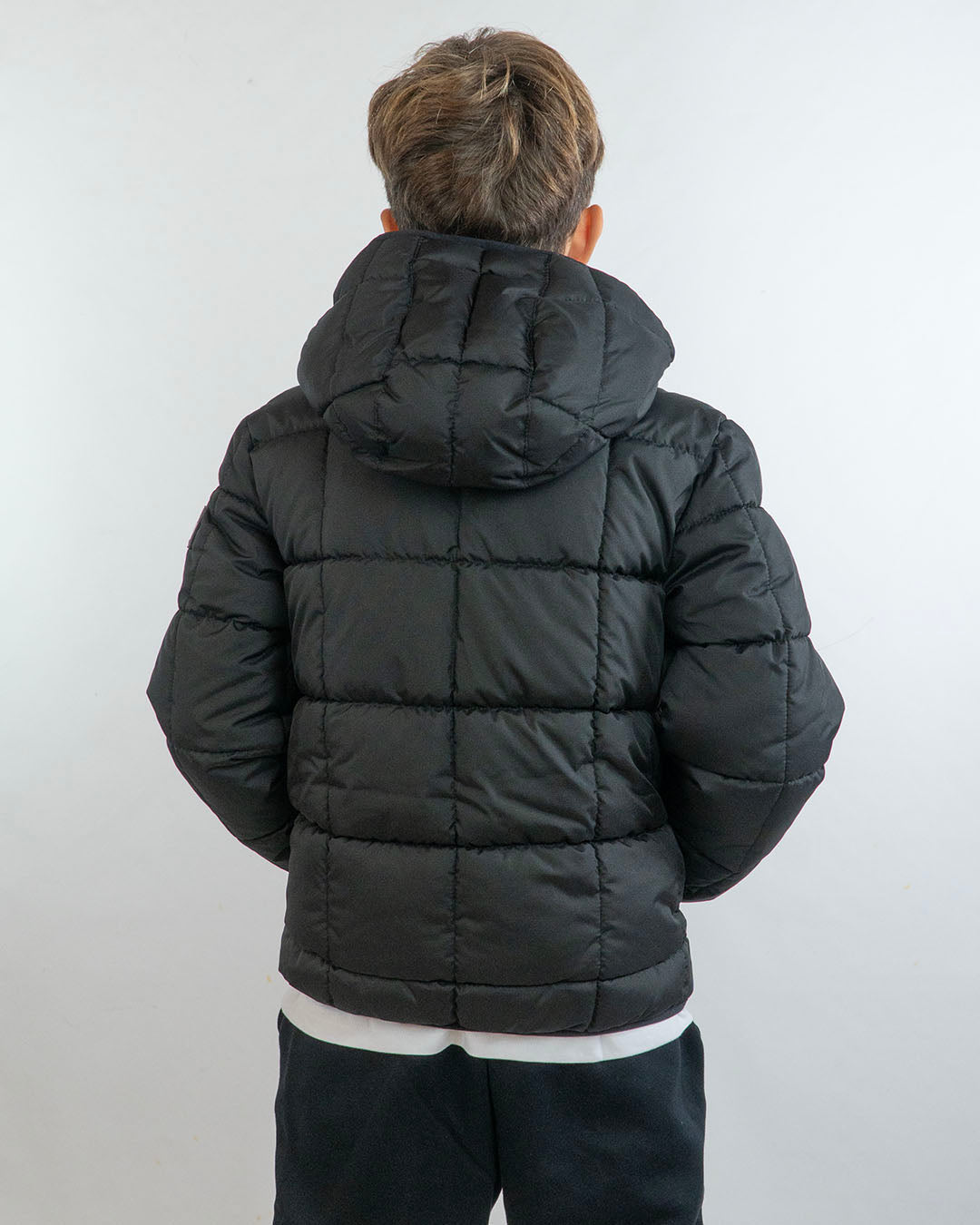 Giaccone imbottito con zip a contrasto JORDAN