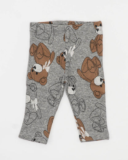 Miniabito in felpa con leggings ad orsetti EMC