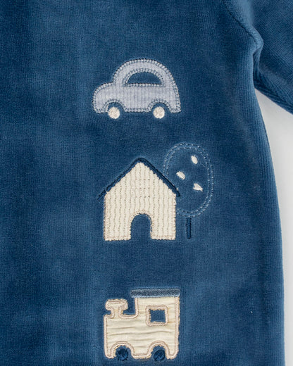 Tutina in ciniglia con auto e casetta MAYORAL