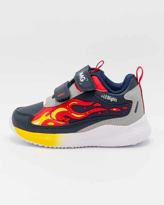 Scarpe con strappo con luci e fiamme PRIMIGI