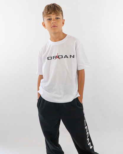 T-shirt manica corta con scritta JORDAN