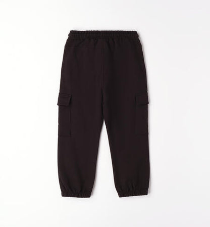 Pantaloni cargo in cotone con elastico I DO