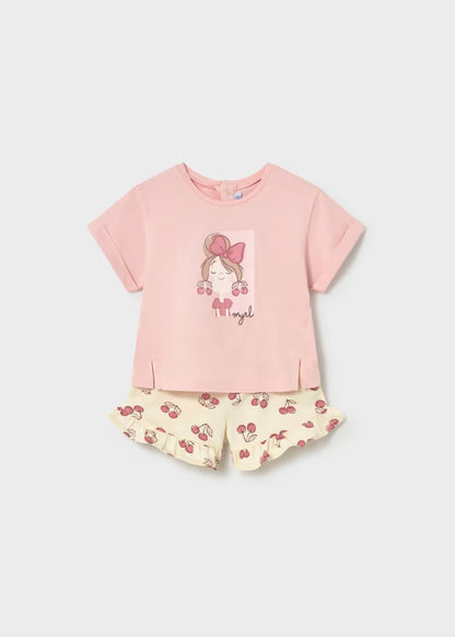 Completo con short a ciliegie art.1205-49 MAYORAL