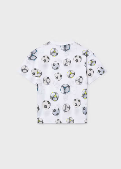 T-shirt in cotone con palloni art.6038-39 MAYORAL