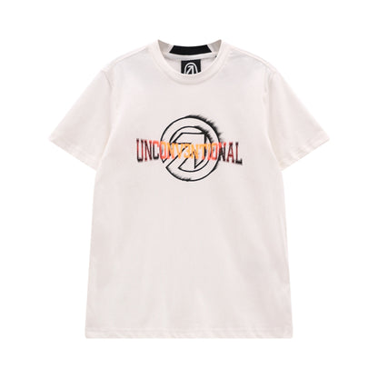 T-shirt con scritta arancio art.76E5894-A136 MELBY