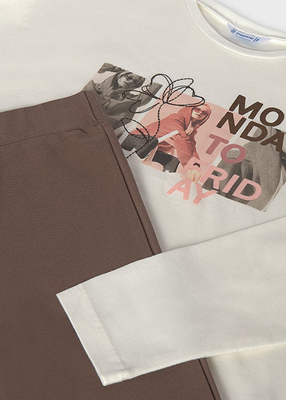 Completo con pantalone zampa art.7.762-28MAYORAL