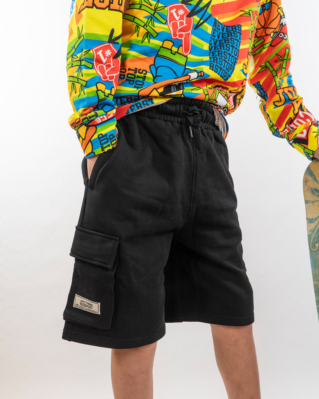 Pantaloni corti in maglia