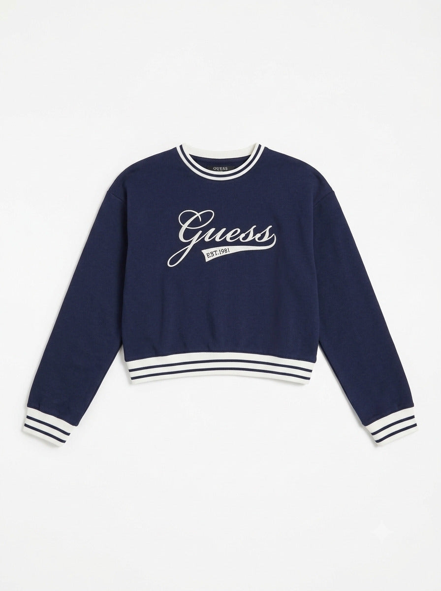 Felpa sgarzata bicolor J6YI30-K3765-G77G GUESS