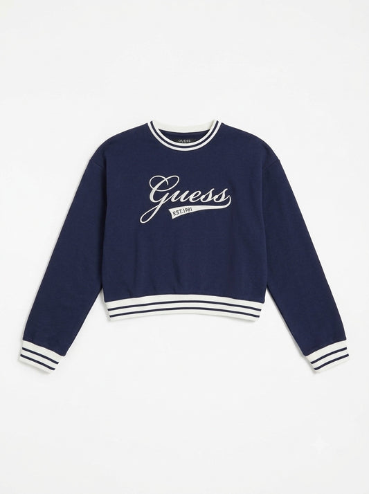 Felpa sgarzata bicolor J6YI30-K3765-G77G GUESS