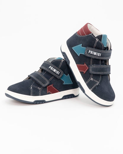 Scarpa alta con frecce applicate e strappi PRIMIGI