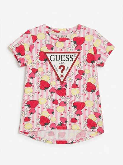 T-shirt con fragoline K6GI13K6YW4-PME9 GUESS
