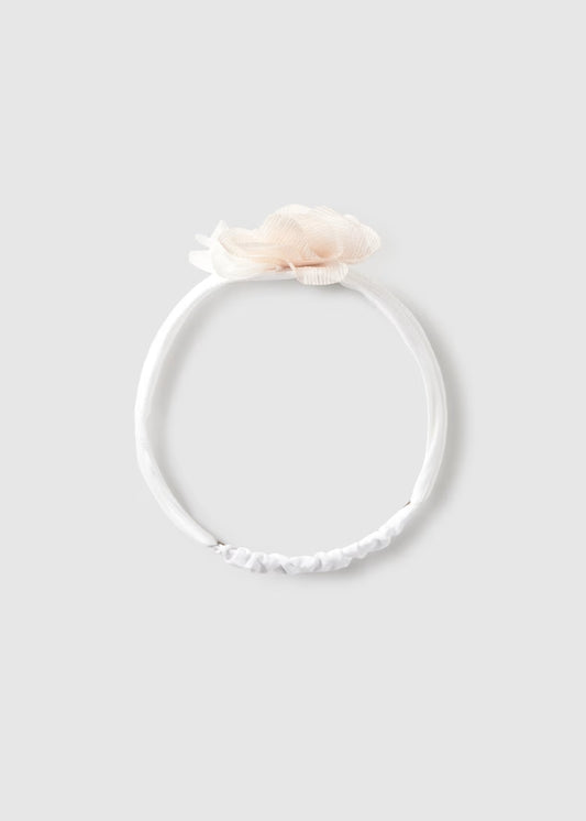Fascetta in tulle con fiore MAYORAL