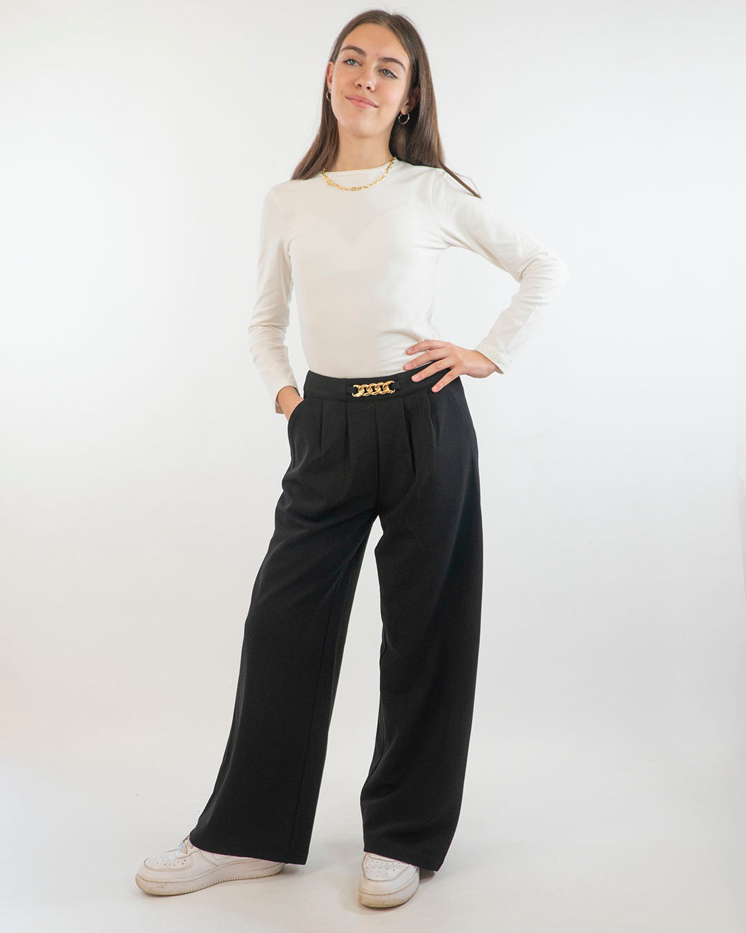 T-shirt manica lunga con collana I DO
