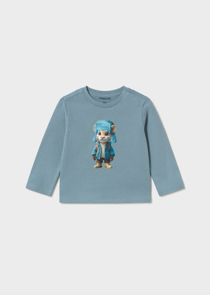 T-shirt con animaletto vestito art.2.016-22MAYORAL