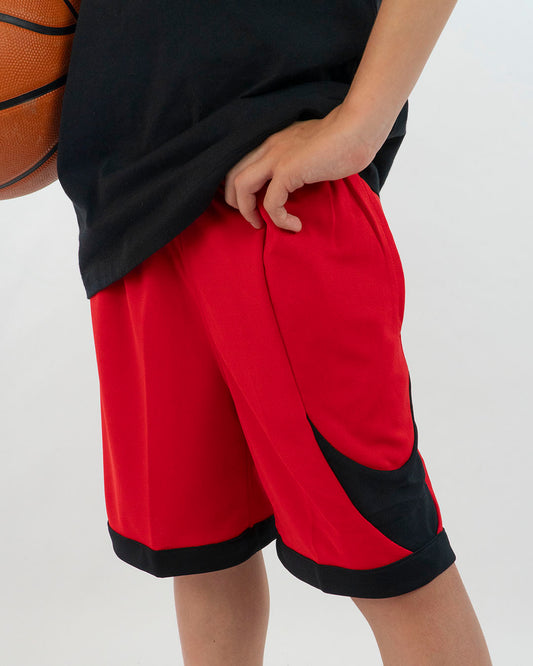 Pantaloncino bicolor in tessuto tecnico NIKE