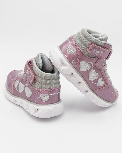 Scarpe alte effetto vernice con luci PRIMIGI