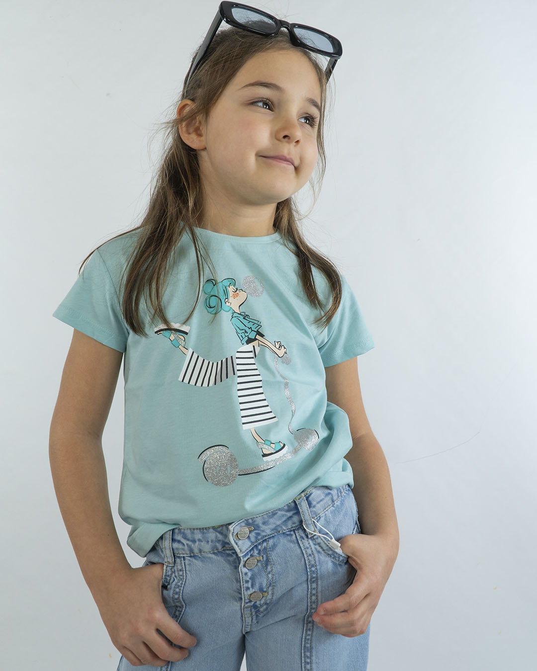 T-shirt manica corta con monopattino MAYORAL